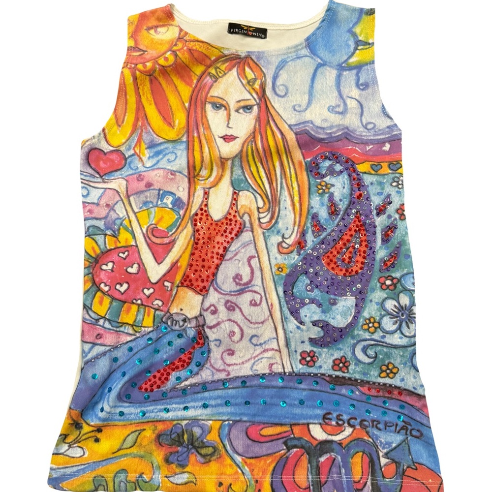 Super amazing and unique “virgin only” top perfect for a scorpio!